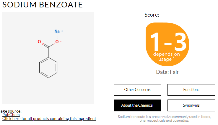 소듐벤조에이트 = 안식향산소다 Sodium Benzoate