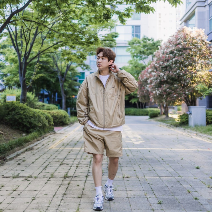  남자 바람막이 셋업 코디 추천, 깡 스타일리스트 X 코드그라피