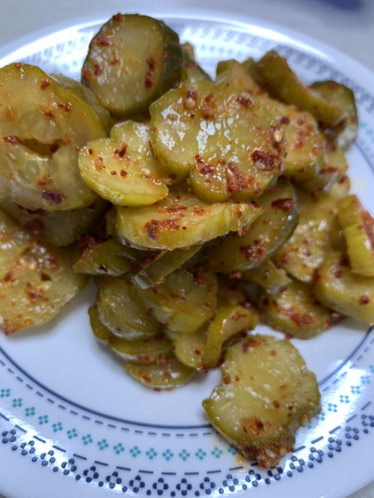 봄철 음식, 오이짱아찌