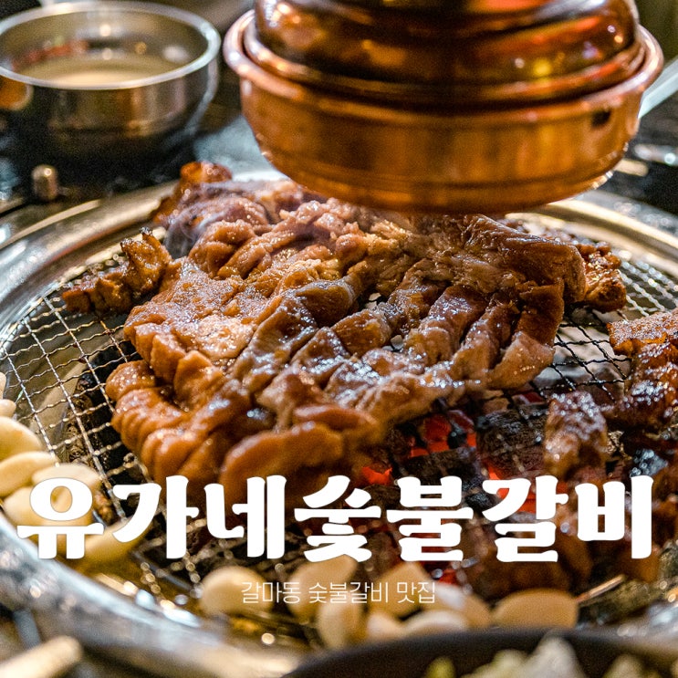  대전 갈마동 돼지갈비 맛집 양념갈비를 구워먹는 유가네 숯불갈비