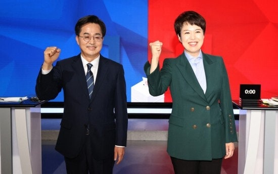 김동연 측 "김은혜 남편, 애국자라더니 美군수업체 이익만 대변했나"
