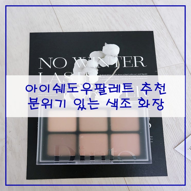  아이쉐도우팔레트 추천 분위기 있는 색조 화장