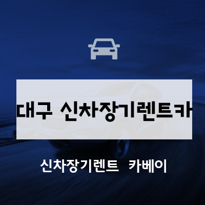 대구 신차장기렌트카 저렴한곳