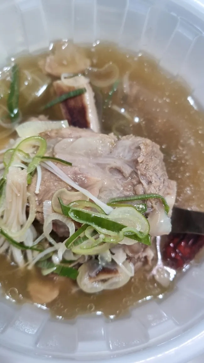 목감기엔 산마루 설렁탕과 갈비탕으로 오늘 나의 일과