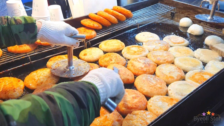  대구 서문시장 먹거리 호떡 맛집 비교 *씨앗호떡vs호떡명가*