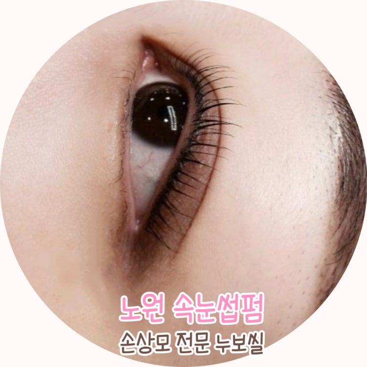  노원 속눈썹펌 얇은 손상모펌 전문 누보씰