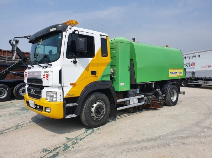  중고 노면청소차 7.5톤 8톤 부커셰링 CNG 중고노면청소차 부커쉐링 노면청소차 허가용가능 특트럭