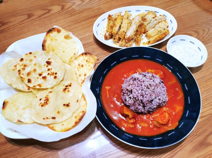  루나푸드 인도커리와 모둠까스 맛나게 먹었어요~~ (2022.05.14)