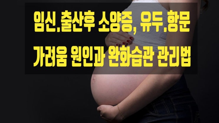  임신.출산후 소양증, 유두.항문 가려움 원인과 완화습관 4가지