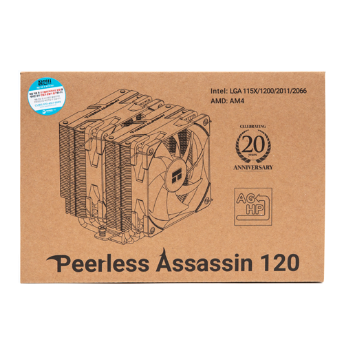 저소음 듀얼타워 공랭 CPU쿨러 써멀라이트 피어레스 어쌔신 120 (Thermalright Peerless Assassin)