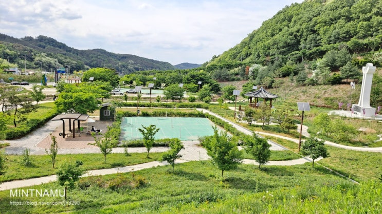  들기공원 항일운동기념탑 경산 한적한 공원 피크닉하기 좋은 공원