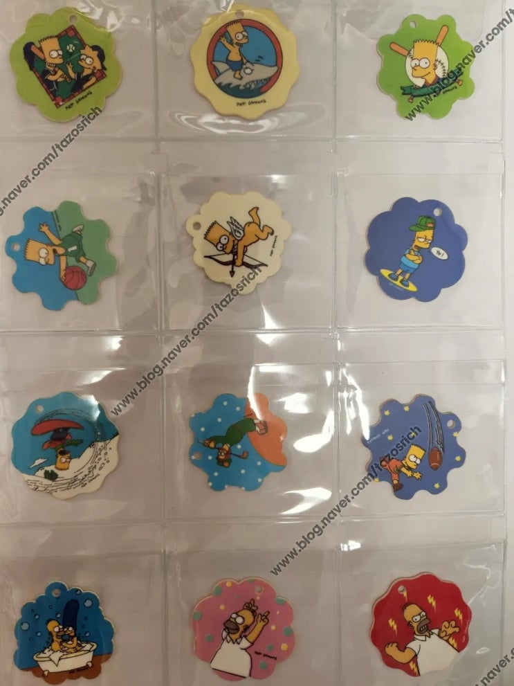  1997 Sultana Simpson Croky series 1-4 Tazos complete collection of 100/100