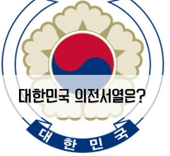  우리나라 대한민국 국가 의전서열 순위 TOP30