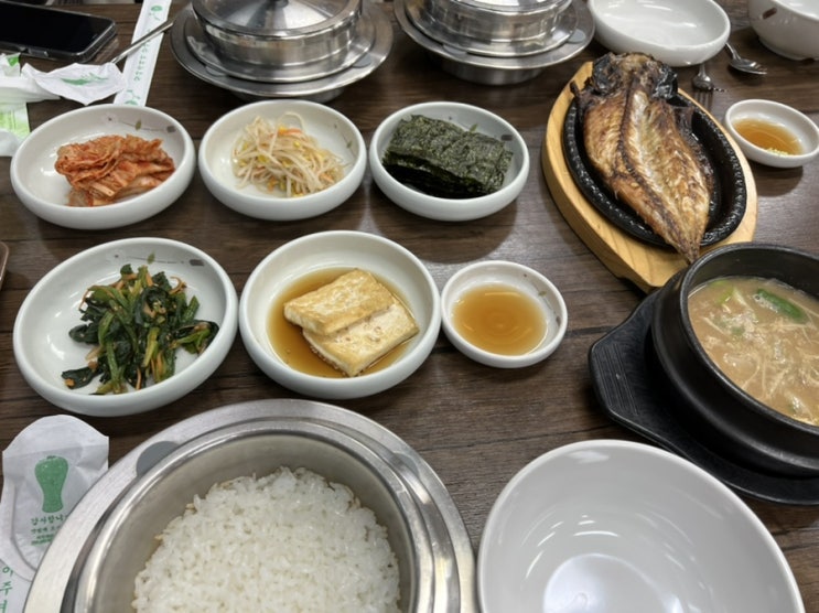  [도화동맛집]아기랑 가기 좋은 식당 산수골 자연밥상 가성비 밥집 추천