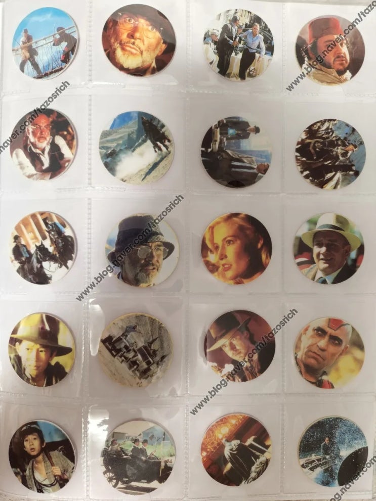 1995 BN TROCS INDIANA JONES Tazos complete collection of 140/140