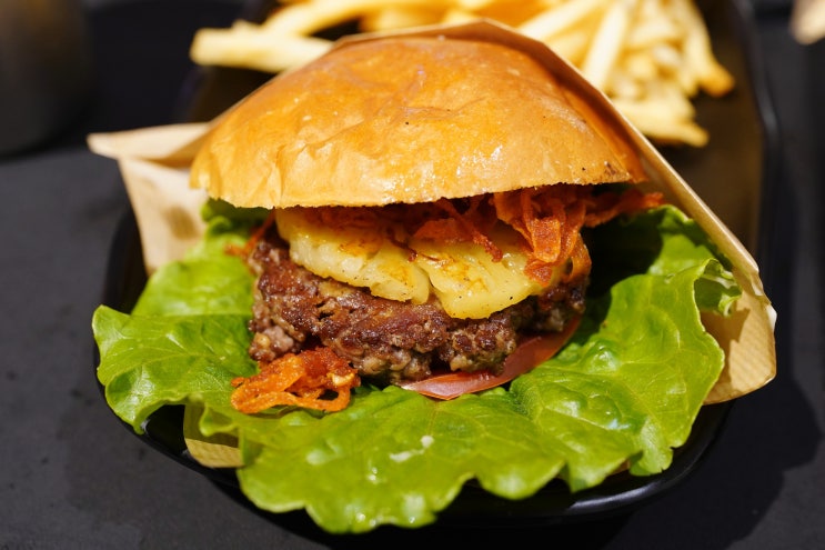 안성 스타필드 수제버거 맛집 카이저&내니스버거 해운대버거 세트 내돈내산