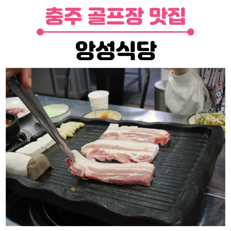  충주 앙성 골프장 맛집, 부위별로 즐기는 로컬 고기 맛집, 앙성식당 (feat. 올데이 CC)