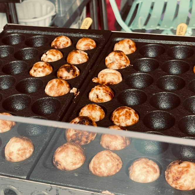  타코야끼 맛집 타코살롱 귀여운 살구를 만나는 건 행운