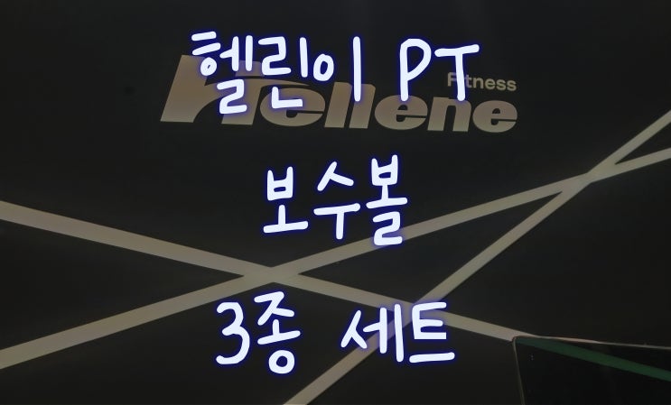  [헬린이#21] PT: 보수볼 3종 세트  _러닝, 버피 테스트, 플랭크