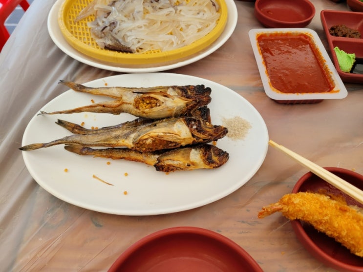  주문진 하나로수산 방문후기(신혼여행중 들렸던 오징어회&도루묵구이 맛집)