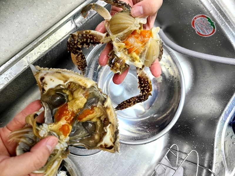 [꽃게 손질법 / 활꽃게 손질] 꽃게 보관법, 꽃게 죽이기, 꽃게 죽이는 법, 게찌개 손질법, 꽃게....