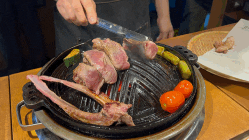 동탄 양갈비 맛집 : 고기 구워주는 동탄역 일일양