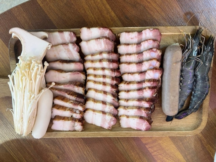  [구미 금오산 맛집] 훈제향 가득한 바베큐 이색 삼겹살 '단지'
