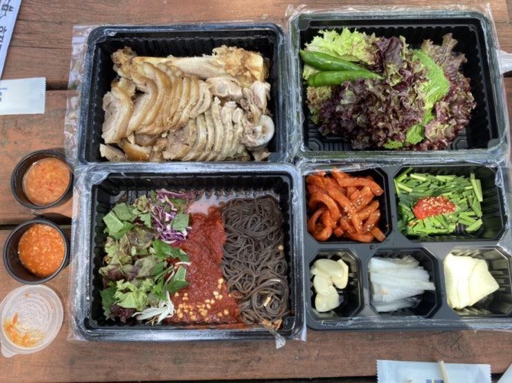  가성비 미치는 인천 숭의동 족발맛집 '효자동 족발' (배달/포장할인/가격/메뉴/부대찌개/수봉공원 산책/ 족발 피크닉)