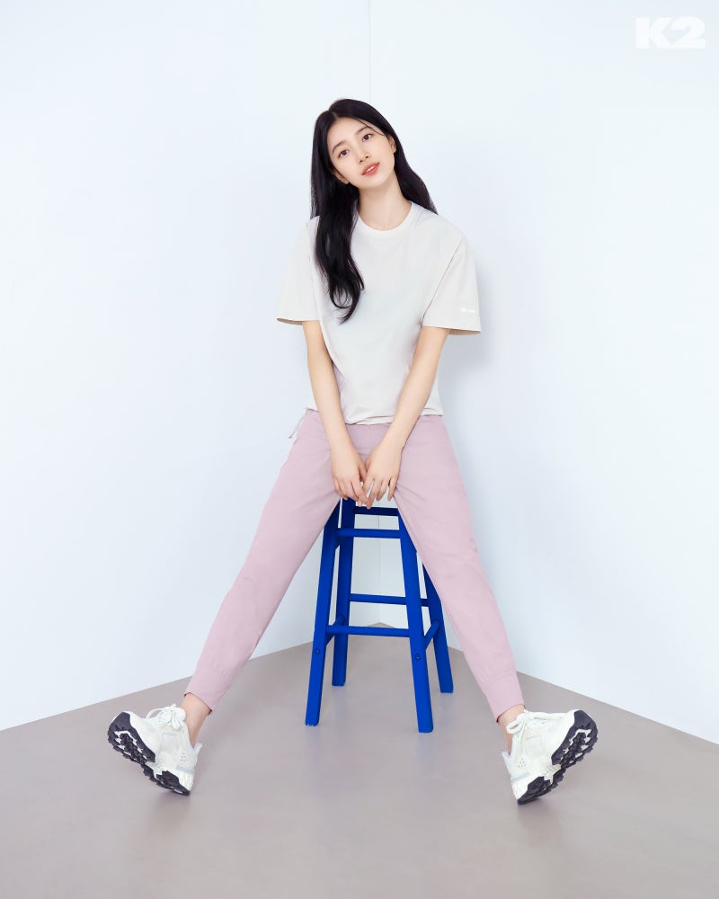 여자 쿨 타입 반팔티셔츠 K2케이투 코드10 수지 반팔로 여름 옷 코디