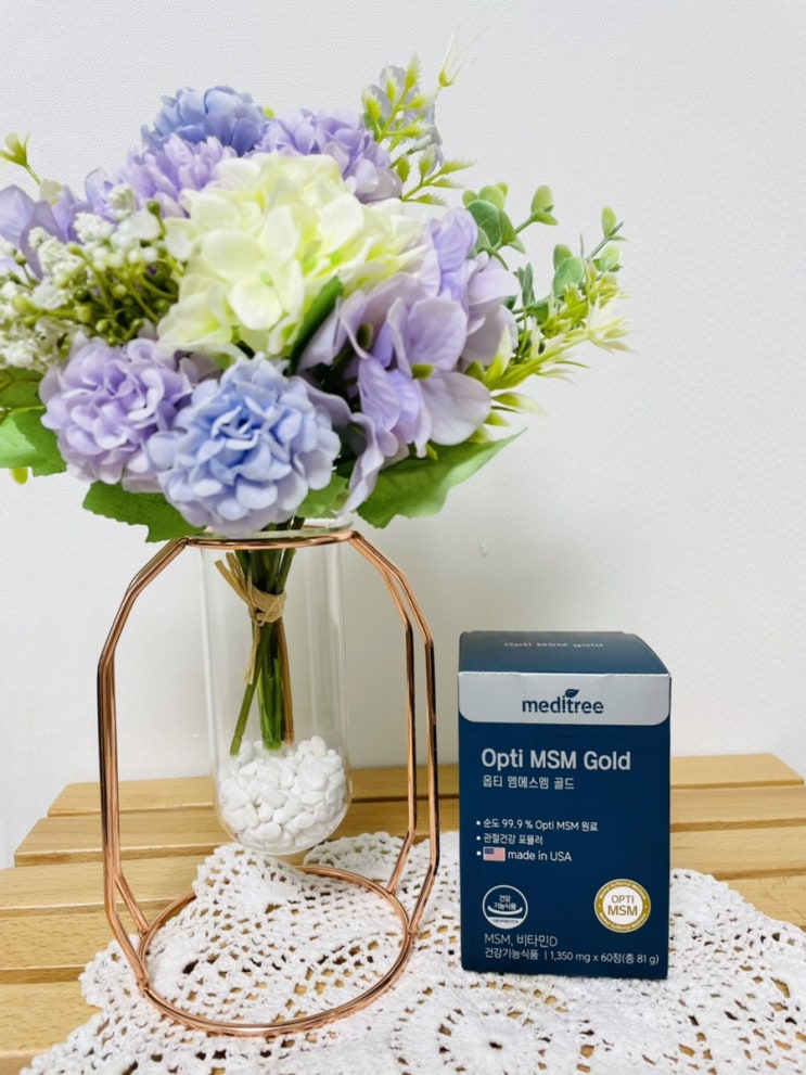  메디트리 Opti MSM Gold :: 관절영양제로 무릎 손목 연골 건강 관리하세요