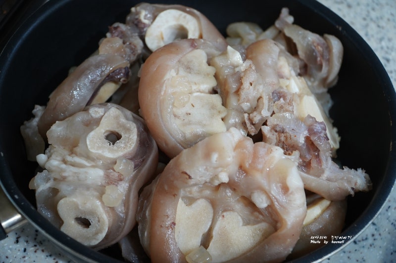 우족찜 만드는 법 맛있게 매운 보양식 소 우족 요리 우족 삶는 법 술안주로 굿 : 네이버 블로그