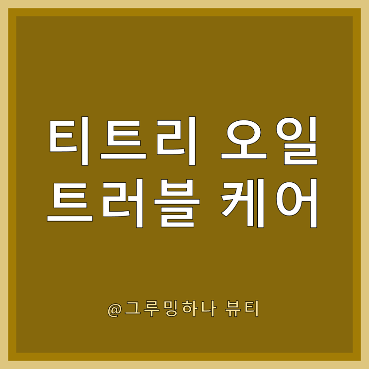  지성 피부와 두피를 위한 티트리 오일 사용법과 주의할 점