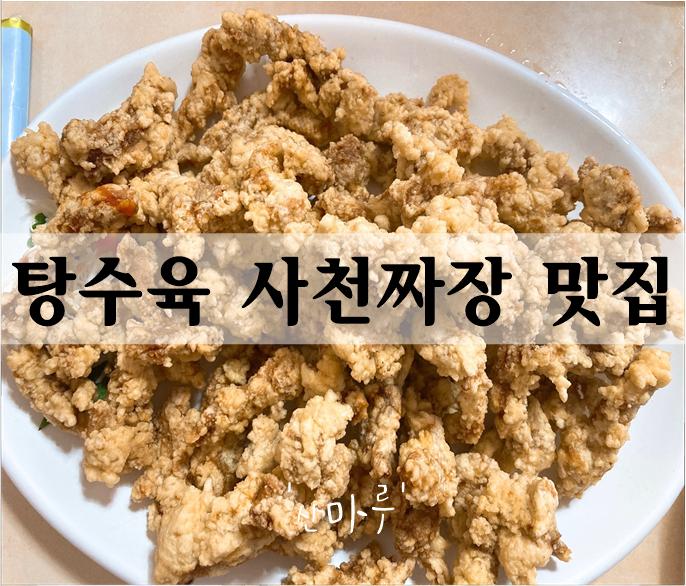  탕수육 사천짜장 초읍 동네 중국집 찐 맛집 '산마루'
