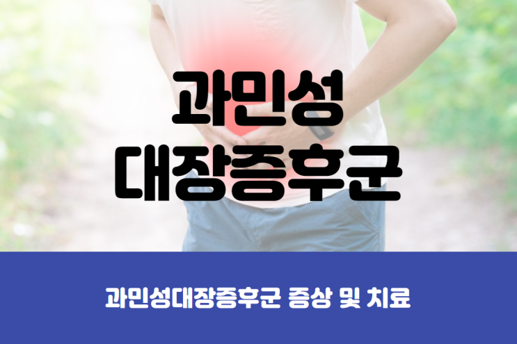  과민성 대장 증후군 증상 및 치료