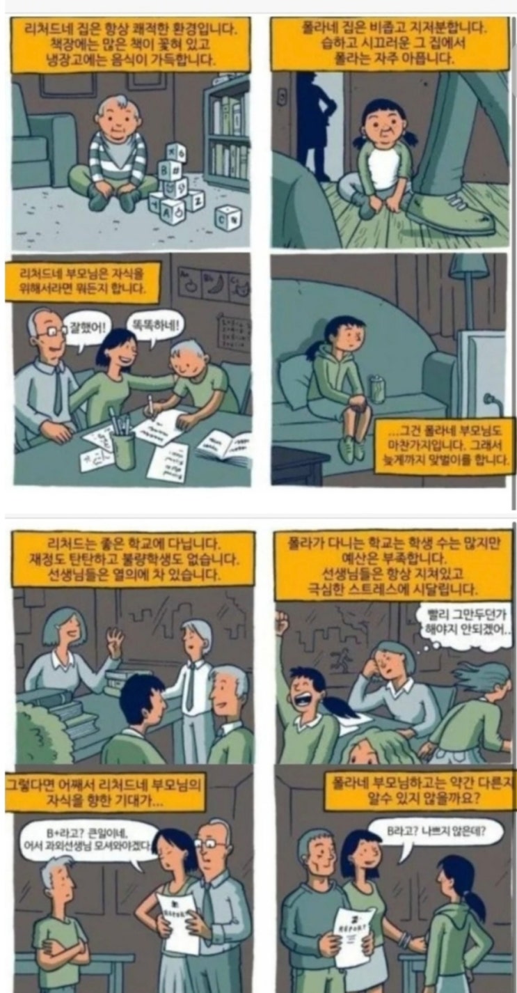  금수저와 흙수저 출발점이 다른데..