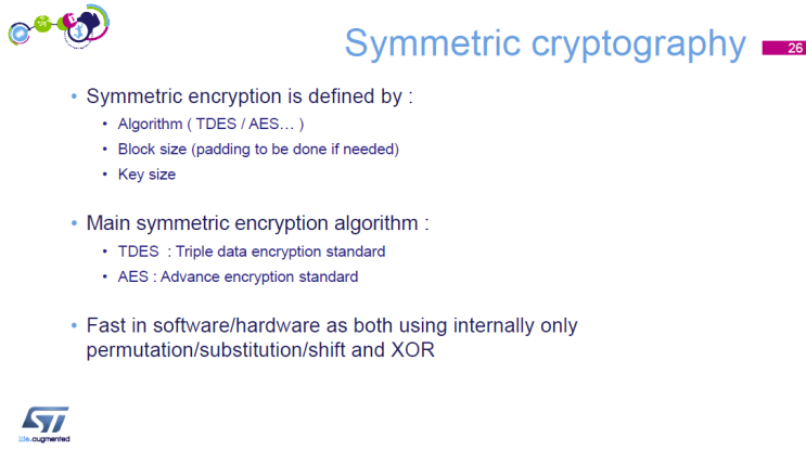 [STM32] MOOC Security#Symmetric Cryptography