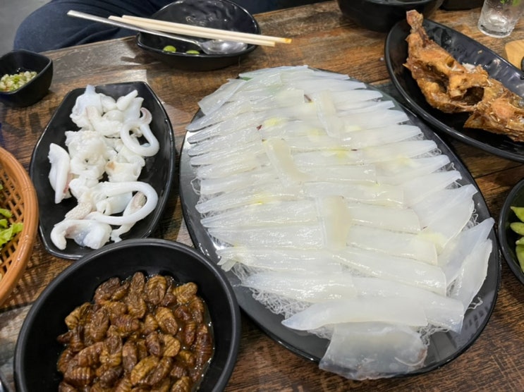  서울 강동구 성내동ㅣ둔촌동역ㅣ새섬오징어ㅣ갑오징어회 오징어회 맛집