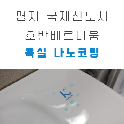  명지 호반베르디움 욕실물때 제거 후 나노코팅! (명지국제신도시 호반베르디움 나노코팅 후기)
