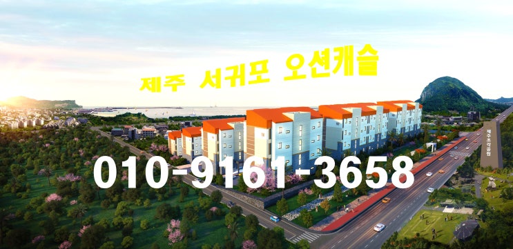  제주 수익형 별장 더블 월세 받을 수 있는 오션캐슬