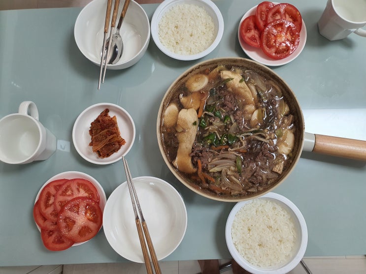  [내돈내산] 초간편 캠핑요리 이마트 어메이징 와규 소불고기전골 밀키트 후기