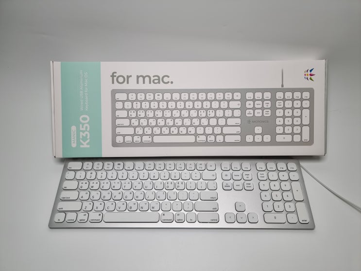 마이크로닉스 MANIC K350 펜타그래프 저소음 키보드 맥(MAC)전용 키보드 리뷰