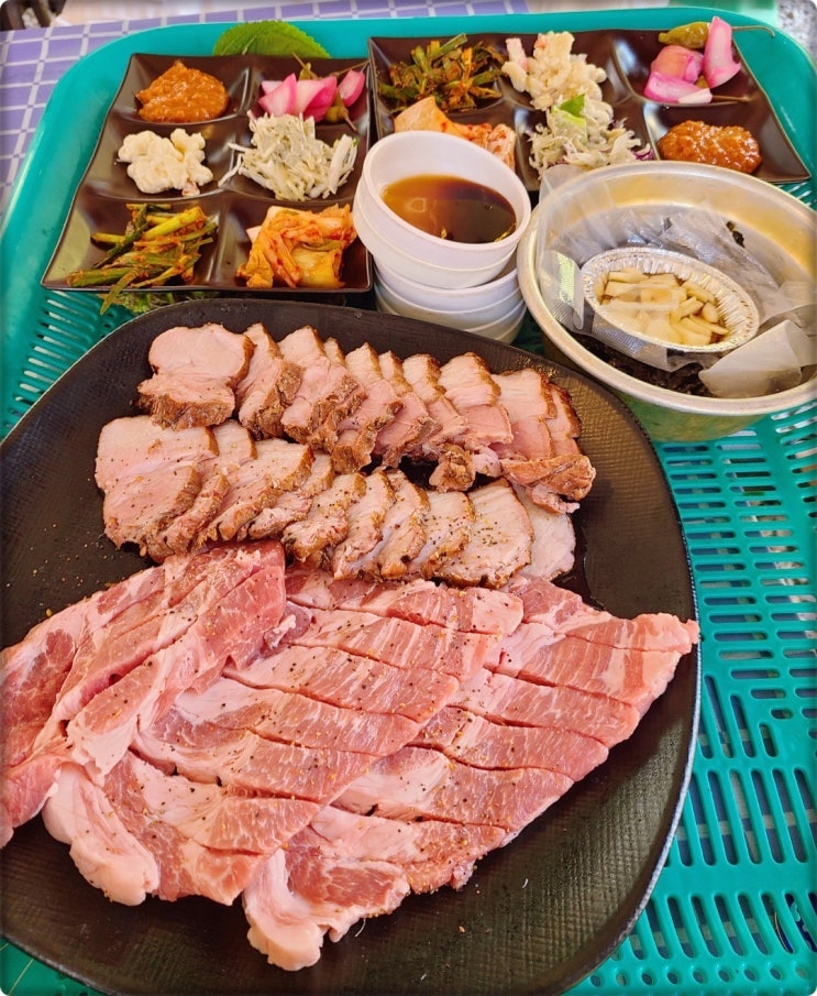  캠핑스타일 야외바베큐전문점 용인 고기리맛집 모노캠프