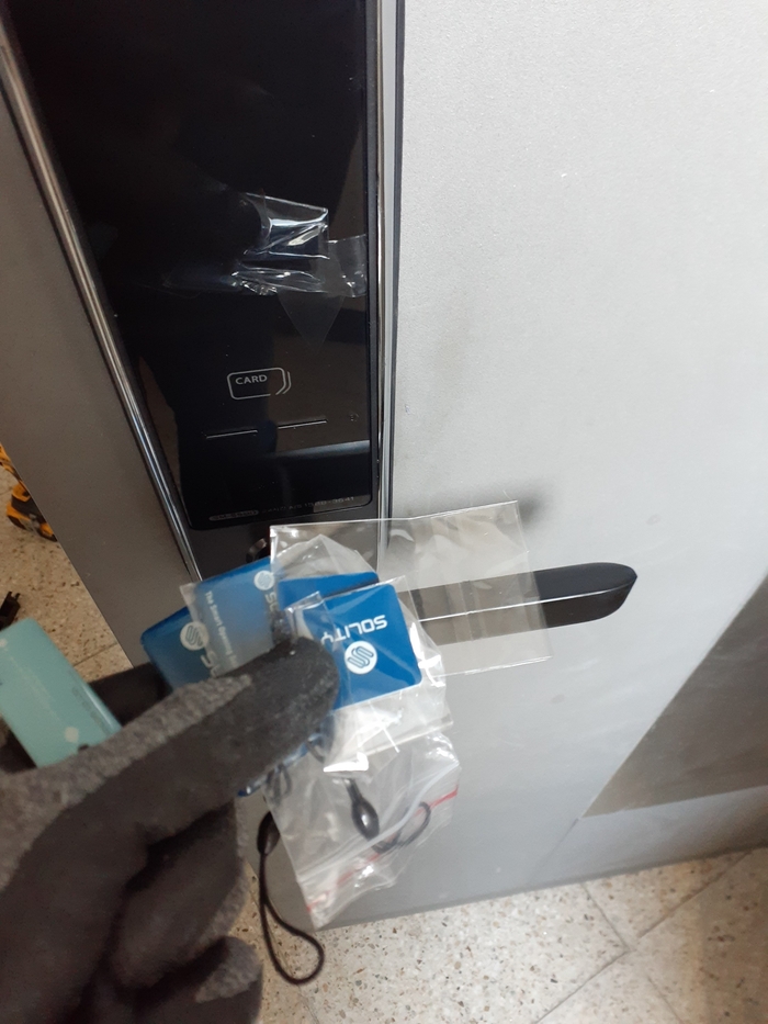  [사천 리가 아파트 도어락이 열리지 않아요] 사천 리가 아파트 전자 도어락 고장