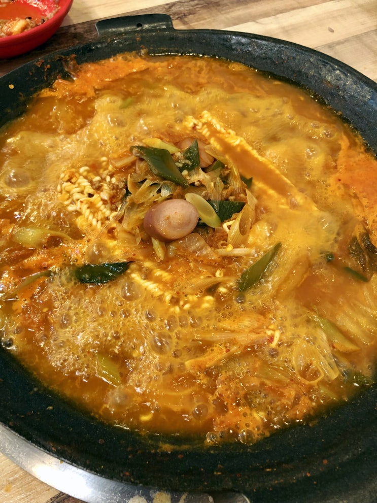  송도 부대찌개 송자매진미부대찌개 스마트밸리 맛집이네