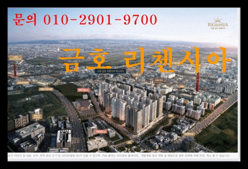  수원 고색역 금호 리첸시아 분양안내