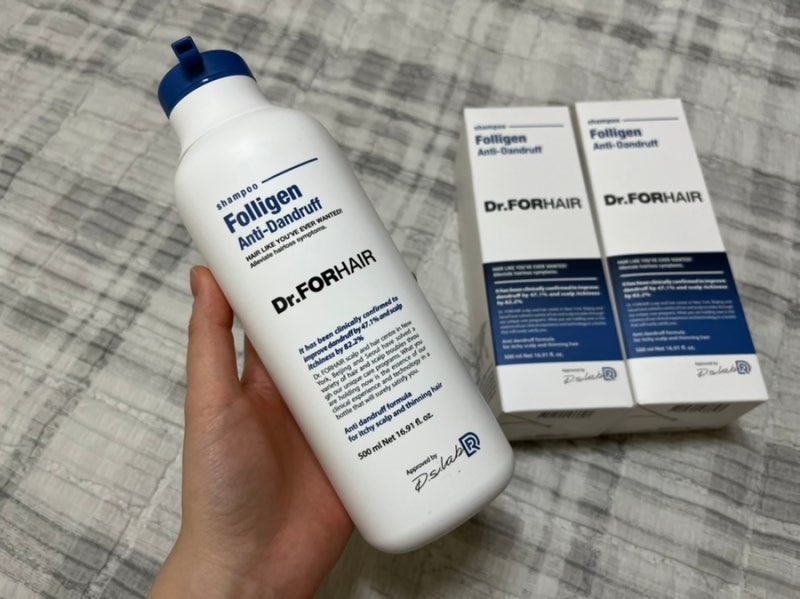 닥터포헤어(Dr.FORHAIR) : 폴리젠 샴푸 가려움 완화 및 비듬 개선 샴푸로 개운하게 탈모 케어