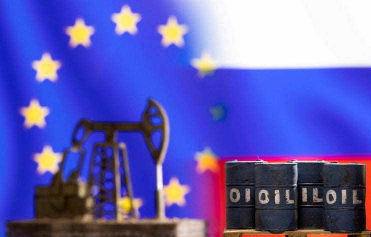국제유가, EU 러시아산 원유 금수 합의 무산에 하락 국제유가, EU 러시아산 원유 금수 합의 무산에 하락