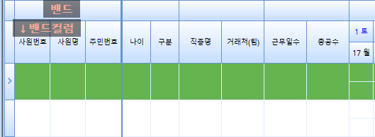  [C#][devExpress] gridview 밴드 적용/ gridview 나누기/ 밴드 그리드 폰트적용/밴드그리드 너비고정/ 밴드그리드 데이터바인드/ 밴드그리드 병합, 순서지정