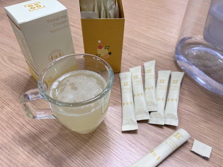  붓기빠지는 붓기차 브로멜라인 칼륨콤부차 영롱으로 추천!
