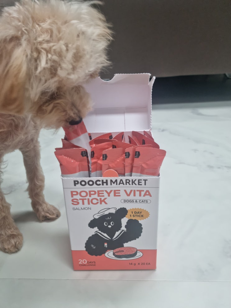 강아지츄르 푸치마켓 뽀빠이비타스틱 으로 건강 챙기기